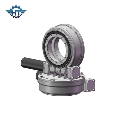 kupować 7 Inch Dual Axis Slew Drive Gearbox With Electric 24v DC Motor For Solar Tracking System online manufacture
