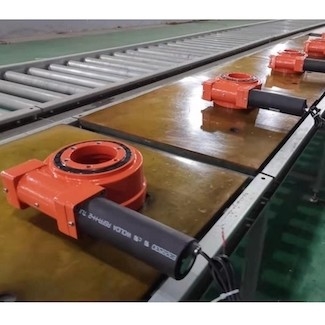 Hydrauliczny napęd obrotu małej koparki 0,1 stopnia Luz 61 kg, jednoosiowy napęd obrotu