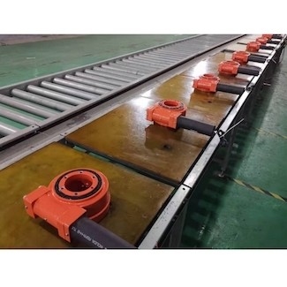 Inlined Solar Tracker SE3 Single Axis Swinging Drive Multi Tooth Contact